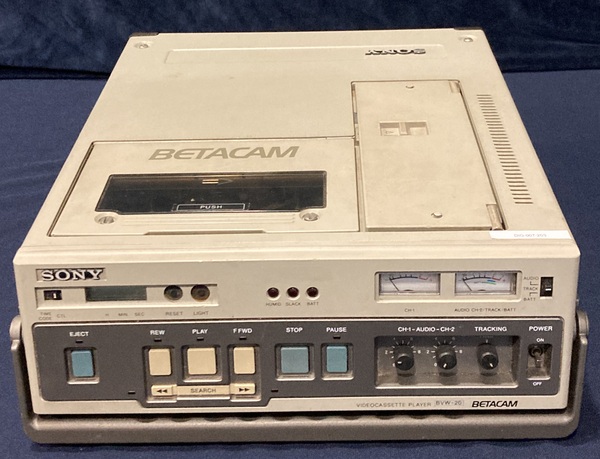 Sony Videocassette Player BVW-20